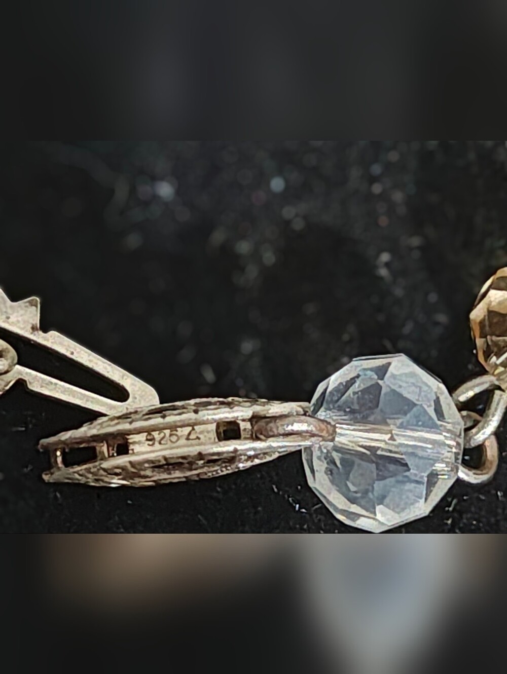 Amy Kahn Russell 925 Artisan Butterfly&Moonstone Freshwater Pearl Necklace - Picture 5 of 7